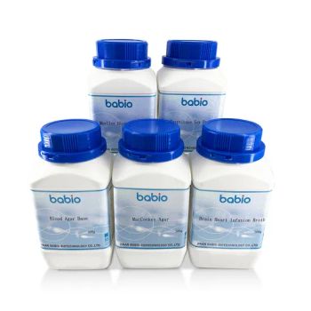 Bismuth Sulfite Agar 500g Salmonella Detection Medium ISO 6579 Certified for Food/Water/Clinical Testing H2s Indicator OEM - Jinan Babio Biotechnology Co., Ltd. - China