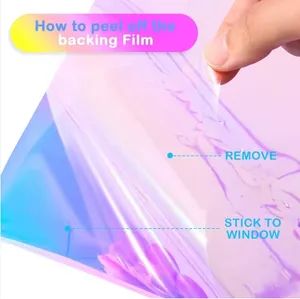 Good Quality Hot Sale Holographic Rainbowdiy Crafts Decorative Films High Quality Colorful Self Adhesive Vinyl - Zhejiang Jiale Shining Film Co., Ltd. - China