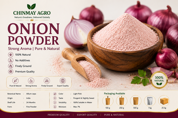 Red onion powder from Chinmay Agro farm Red onion powder - Chinmay Agro farm - India