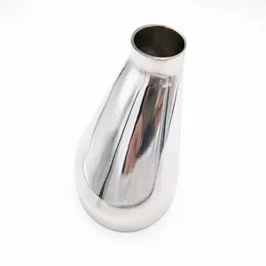 1 2 6 Stainless Steel Sanitary Welded Mirror Fittings Reducer Water Pipe Fitting - Wenzhou Long'an Flange Co., Ltd. - China