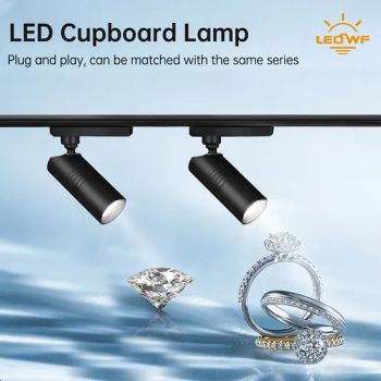 Dimmable Mini Magnetic Track Spotlight Set, Suitable for Display Cabinets, Jewelry Stores and Museums - Jinwofeng (Shenzhen) Technology Co., Ltd. - China