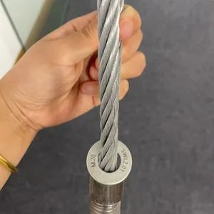 Wholesale Stainless Steel Wire Rope Threaded Lifting Loop Slings for Construction Elements - Suzhou Zhangzhou Steel Wire & Rigging Co., Ltd. - China