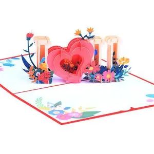 Pop up 3D Iloveyou Cards Custom Design Valentine's Day Greeting Card - Zhejiang Zunyi Crafts Co., Ltd. - China