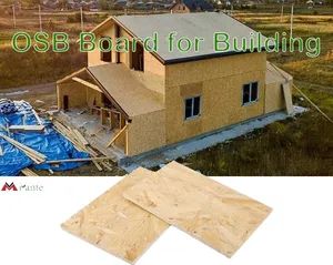 4*8FT OSB Board Oriented Strand Board Poplar Material / Full Pine Material 9mm 11mm 15mm18mm for Decoration / Constructions with CE ISO - Linyi Mirante Wood Co., Ltd. - China