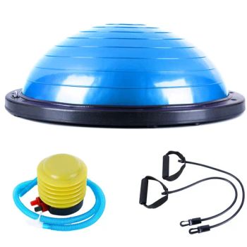 Half Ball Balance Trainer with Resistance Bands Yoga Balance Ball - Shenzhen Villsun Sports Technology Co., Ltd - China