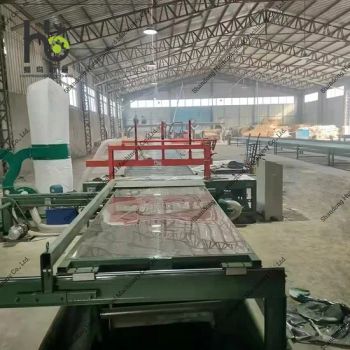 Plywood Veneer Paving Machine, for Production of Packaging Boards - Shandong Hummingbird machinery Co., Ltd. - China