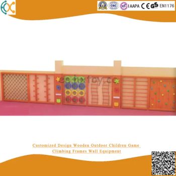 Customized Design Wooden Outdoor Children Game Climbing Frames Wall Equipment - Wenzhou Haoxiang Amusement Toys Co., Ltd. - China