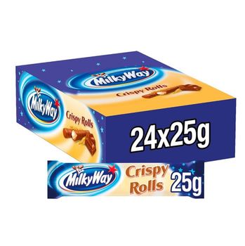 Best Price Supplier Milky Way Crispy Rolls (25g) - Box of 24 Chocolate - Exigentelaxia Unipessoal Lda - Portugal