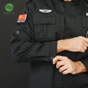 Wholesale Custom Logo Security Guard Uniform with Badge Patch Abrasion Resistant for Guard Team - Suzhou Jingshang Jingmei Electronic Technology Co., Ltd. - China