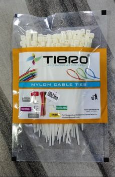 White Nylon Cable Tie Grade NYLON Color White Length 150 mm Temperature 85 Weight SPECIFY Fitting Type LOCK Closure Type - Bharti Power Engineering - India