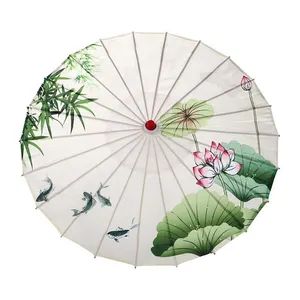 Handmade Chinese Oiled Paper Umbrella Sunshade Oil Paper Oriental Parasol - Changsha Qingyulan Homeware Co., Ltd. - China