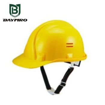 PPE Yellow HDPE/ABS Impact Reistant Construction Industrial Safety Workwear Helmet - Baymro Safety China Co., Ltd. - China