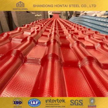 Roofing Shingles Tile Factory Wholesale Plastic PVC UPVC Roof Sheet Corrugated UPVC Profile - Shandong Hontai Steel Co., Ltd - China