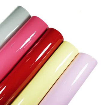 Synthetic Faux Leather Mirror PU for Bags, Suitcases, Waistbelts, Decratives, Furnitures, Notebook Covers, Storage Bags, Gloves, Earphones (H272) - Guangzhou Huashine PU Leather Co., Ltd. - China