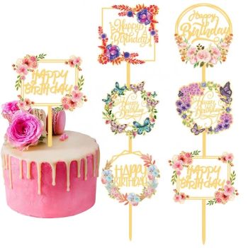 Supero Cake Topper Cake Decorating Supplies for Wedding Party Thanksgiving Valentine's Day Easter Ramadan Celebration - Guangdong Tangshihoa Industry and Trade Co., Ltd. - China