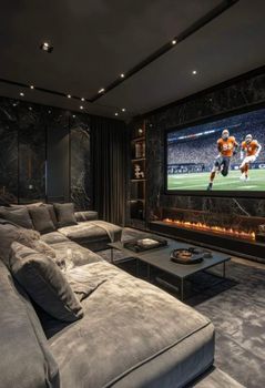 Home Theater Designing Visual Appeal Enhanced Sound Clarity Optimized Lighting Design Advanced Viewing Experience - Arin Media And Entertainment Private Limited - India