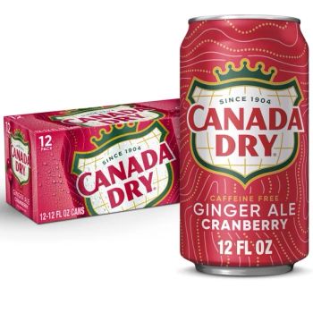 CANADA DRY CRANBERRY GINGER ALE CN, 12OZ/12PKX2 - A&A FOOD DISTRIBUTORS - United States