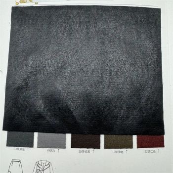 0.6mm Soft Wrinkled and Richly Colored Synthetic Leather for Clothing Garment PU Leather Men Pants Faux Leather Shorts - Dongguan Sheng En Mao Leather Co., Ltd. - China