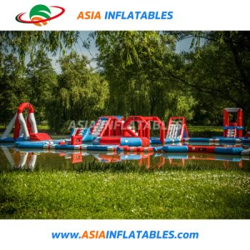 Large Inflatable Water Play Games Aqua Fun Park Water Slides Condition Used Age 3-18 Years Color Colourful HS Code - Guangzhou Asia Inflatables Co., Ltd. - China