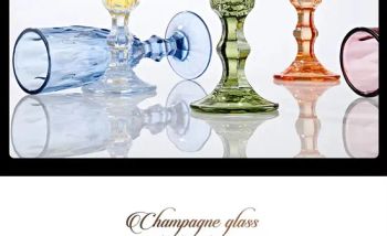 Wholesale Vintage Embossed Champagne Flutes Wedding Luxury Champagne Glasses - GOOD SELLER CO., LTD - China