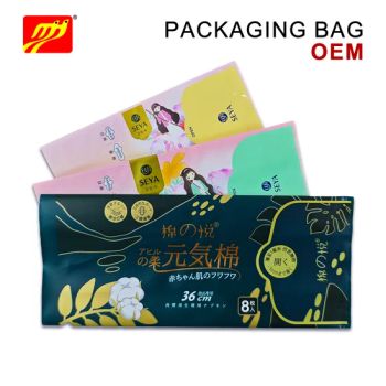 Custom Printing Available on Soft Plastic Sanitary Packaging Bags - Fujian Manshanhong New Material Technology Co., Ltd - China