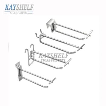 Supermarket Store Shelving Hanging Accessories Metal Steel Wire Display Hooks - Guangzhou Kayshelf Storage Equipment Co.,Ltd - China