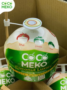 COCO MEKO LUXURY Shelf Life 70 Days Weight 900g - 1,200g Carton Count 2.200 Carton Brix Level Greater Than 7% Packing Quantity 9 - MEKONG DELTA AGRI CO.,LTD			 - Vietnam