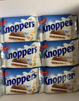 2026 Good Price Wholesale Knoppers Crispy Wafer with Rich Milk Cream and Hazelnut Flavor Great Product - PLANETE COMMERCE - France