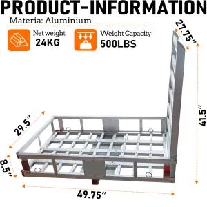 OEM Aluminum Hitch Mount Cargo Carrier - Ningbo Rongtu Machinery Co., Ltd. - China