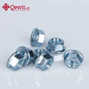 Premium DIN 6926 Stainless Steel Hex Flange Nut with Nylon Insert - Qewitco Fasteners Co., Ltd - China