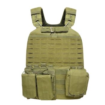 Custom Olive Green Polyester Outdoor Tactical Vest Combat Security Guard Vest - China Xinxing Guangzhou Import and Export Co., Ltd. - China