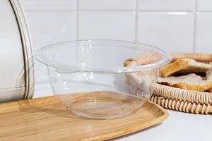 32oz Plastic Salad Bowl Food Grade BPA-Free 178mm With Lid MOQ12000 - Dongyang Kaida Plastics Co., Ltd - China