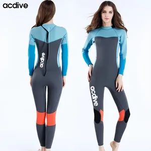 Popular Women Customized Full 3mm Neoprene Water Sports Suits Surfing Diving Kayaking Boating Wetsuit - Shanghai Acdive Technology Co., Ltd. - China