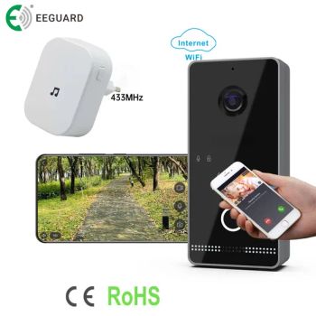 TCP/IP WiFi Tuya Smart Intercom System with RF433&RFID Unlock Wireless Doorbells Home Security Villa Panel - Shenzhen Eeguard Technology Co., Ltd. - China