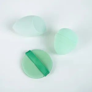 New Design Wholesale Green Powder Beauty Sponge Cosmetic Puff Beauty Blender for Make up Blender Tools - Jinhua Allies Import and Export Co., Ltd. - China