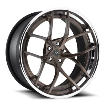 3 Piece Forged Wheels Aluminum Polished Lip Dark Bronze Spokes for Audi RS6 Car Rims - Wuxi Susha Auto Parts Co., Ltd. - China