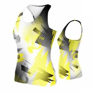Sublimation Cheer Practice Sportswear Cheerleadering Uniform Gym Sport Racer Tank Tops - Dongguan Norns Sports Co., Ltd. - China