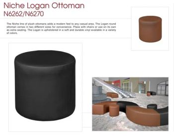 Modern Waiting Ottoman PU Bonded Leather 1Seater O6265 ANSI/BIFMA Optional Color 1Y - Kunshan Yeahmax Furniture Co., Ltd. - China