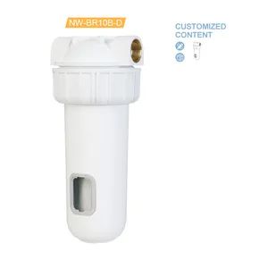 New Housing Structure Water Filter Visualized Window Water Filter with 1-8 Bar Water Pressure - Yuyao Yadong Plastic Co., Ltd. - China