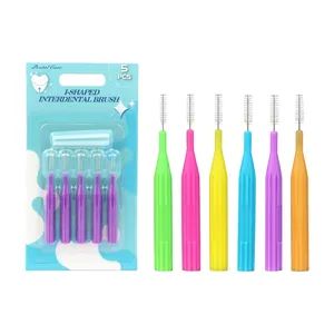 Orthodontic Interdental Brushes with Single Protective Cover for Adults Teeth Cleaning - Yangzhou Joycare Dental Products Co., Ltd. - China