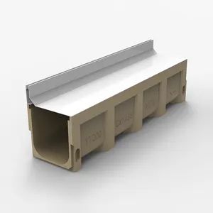 CE Approved High Quality Polymer Concrete Slot Trench Drain Origin China Trademark Yete Pipe Diameter None HS Code - Fujian Yete Industry Co., Ltd. - China