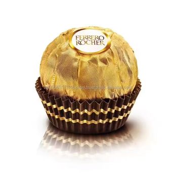 Handmade Art Paper Divider Ferrero Rocher Truffles Protein & Energy Chocolate Gift Box with Embossing and Recyclable from TRADECENTRIC LLC Handmade Art Paper Divider Ferrero Rocher Truffles Protein & Energy Chocolate Gift Box with Embossing and Recyclable - TRADECENTRIC LLC - United States