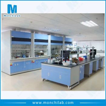Anti-Acid Laboratory Steel and Wood Island Bench Condition New Model NO. LFLB Guarantee 2 Years Trademark MonchiLab Coating Epoxy - Guangzhou Monchi Lab Technology Co., Limited - China