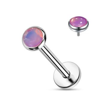 Fashion Classic Body Jewelry ASTM F136 Titanium Thread Flat Base Lip Ear Nose Piercing Jewelry - Dongguan Jiang Titanium Jewelry Co., LTD - China