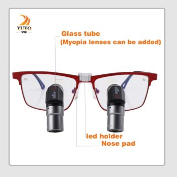 5.0X Detal Loupes Light Ttl Magnifying Glass Surgical Instrument - Foshan Yuyo Medical Instrument Co., Ltd. - China