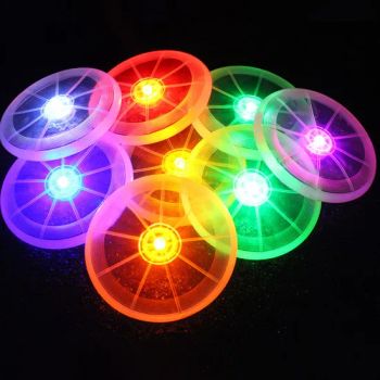 Pet Supplies Outdoor LED Light-up Dog Flying Disc Interactive Dog Toys Training Pet Toys - GLORIOUS PROMO CO.,LIMITED - China