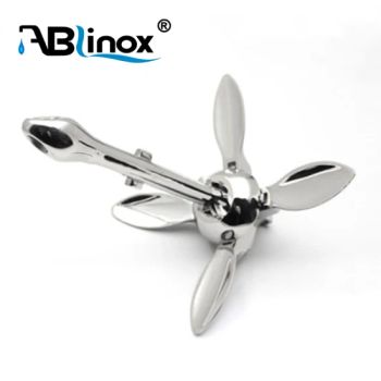 Marine Hardware Boat and Ship Hall Stockless Anchor Folding Canoe Anchor Boat Dock Anchor Stainless Steel Grapnel Anchor - Ablinox (Guangdong) Precision Metal Technology Co., Ltd. - China