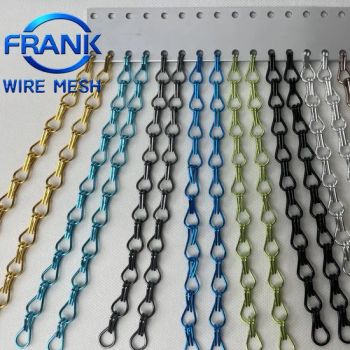 Aluminium Chain Curtain for Door and Windows, Metal Screen, Fly Insect Blinds, Pest Control, 90X214cm - Hebei Frank Wire Mesh Products Co., Ltd. - China