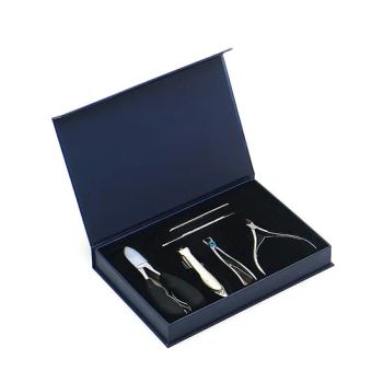 Portable Manicure Set Pedicure Kit Stainless Steel Nail Clippers Tool Custom Design Grooming Case Gift Box Nail Scissors Set Paper Box Packing Box - Dongguan ARK Packaging Products Co., Ltd. - China