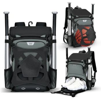 Custom Baseball Backpack with External Helmet Holder Softball Backpack Catchers Accessories Youth - Enfung Industry Limited - China
